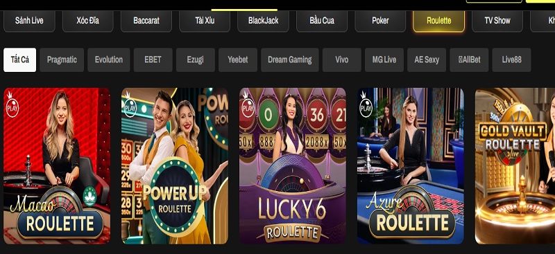 OKKING nơi cung cấp các sảnh chơi Roulette hàng đầu hiện nay
